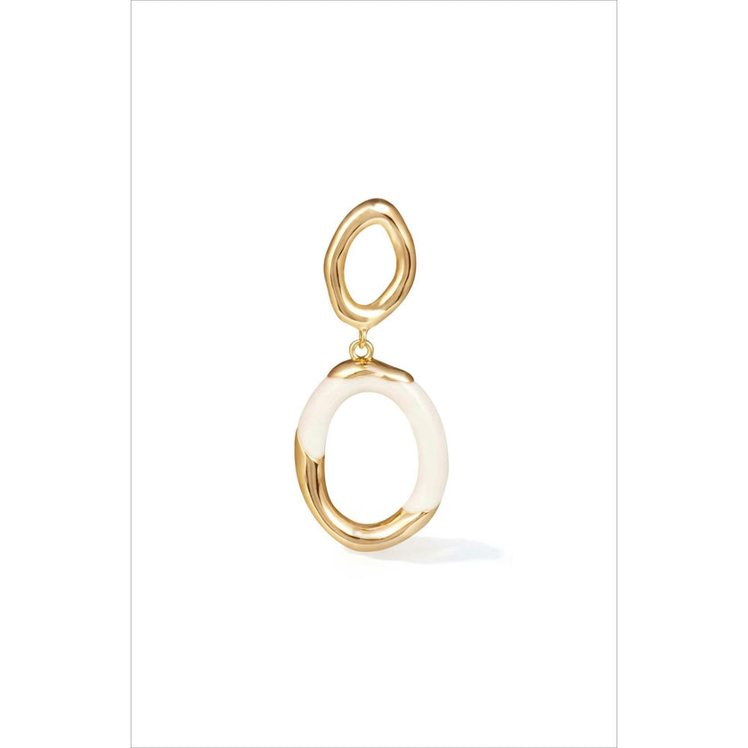 Time Ripples Round Earrings