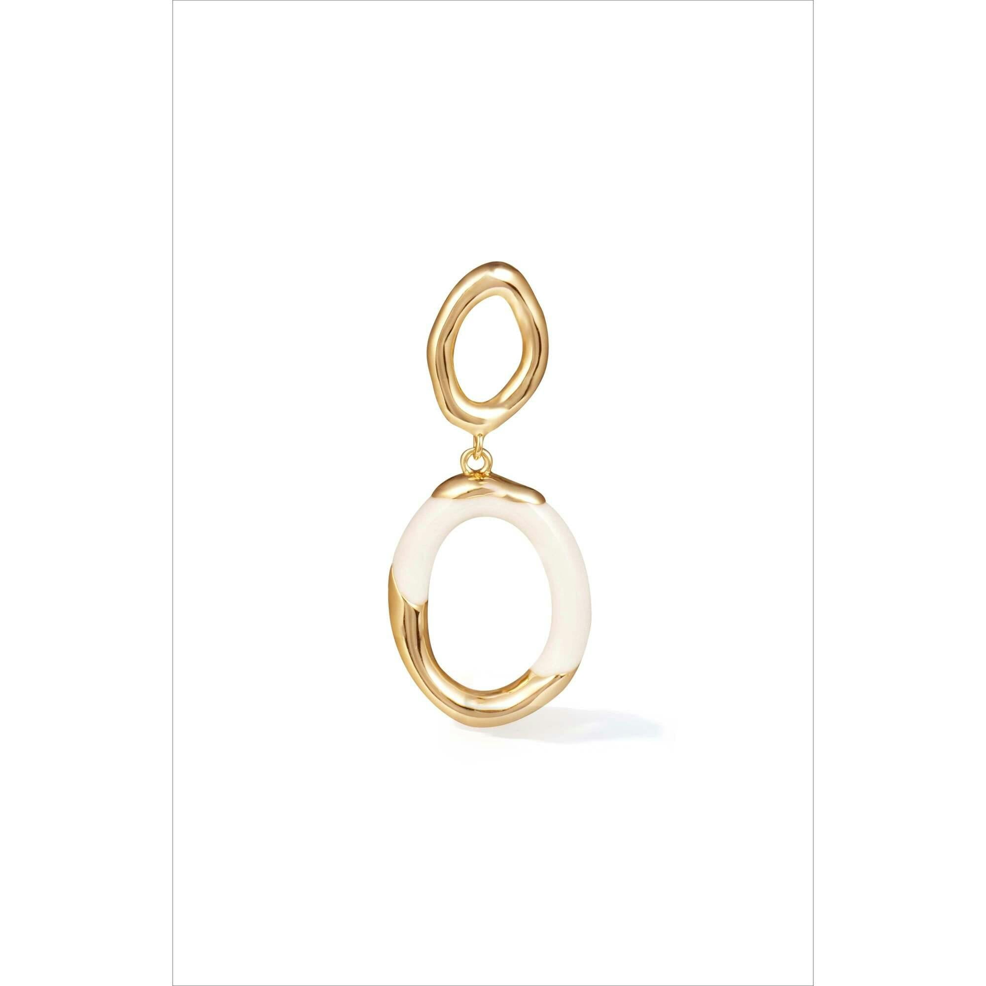 Time Ripples Round Earrings