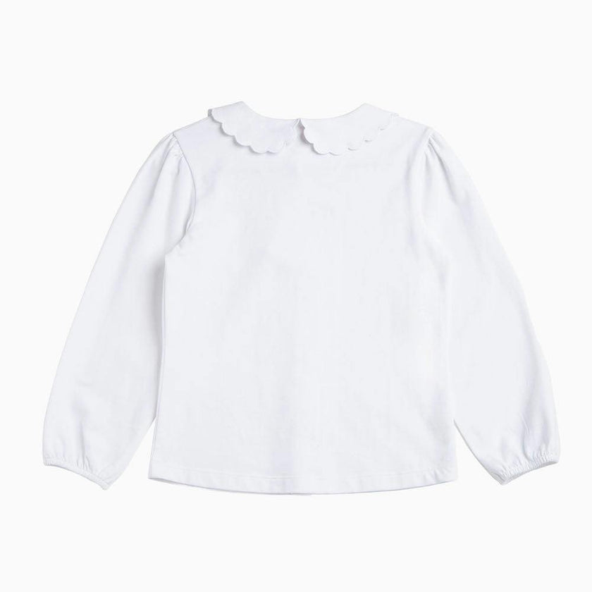 Petal Jersey Blouse