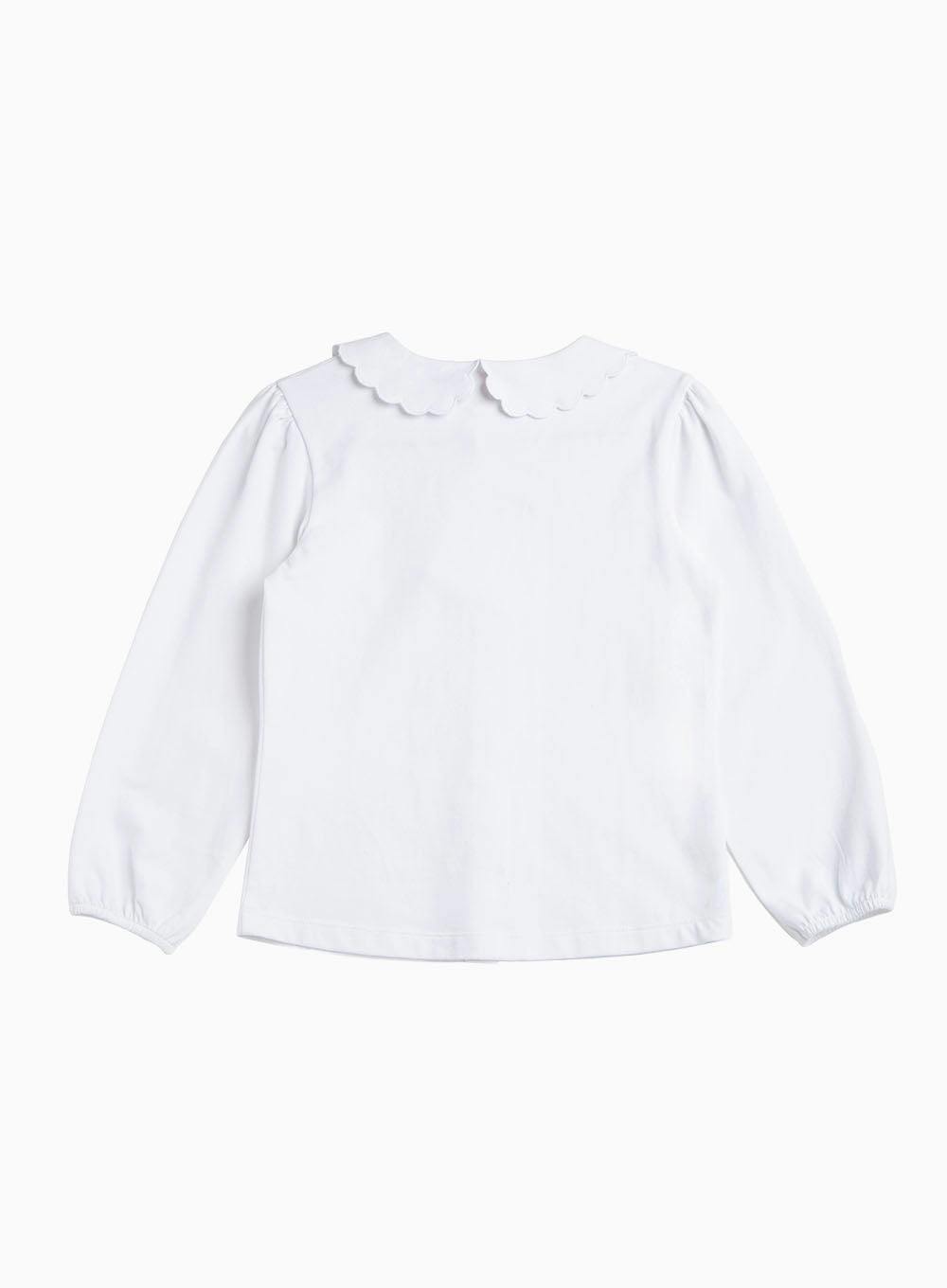 Petal Jersey Blouse