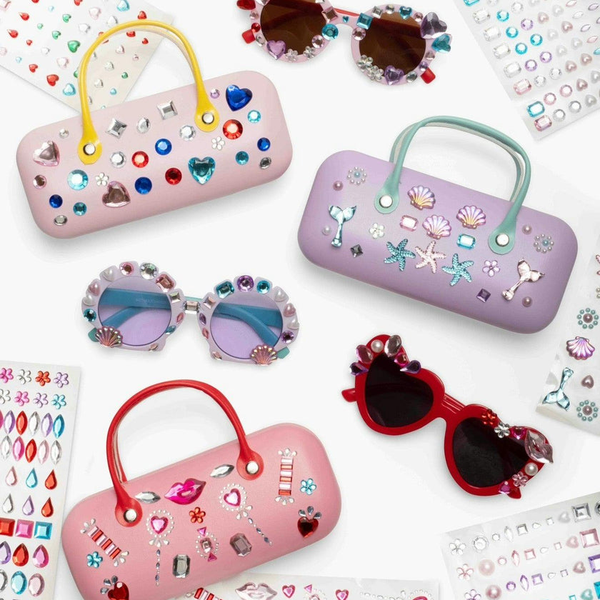 Heartfelt Sparkle Gemify® Sunglasses + Case