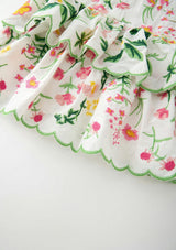 Kaylee Cotton Embroidered Mini Dress
