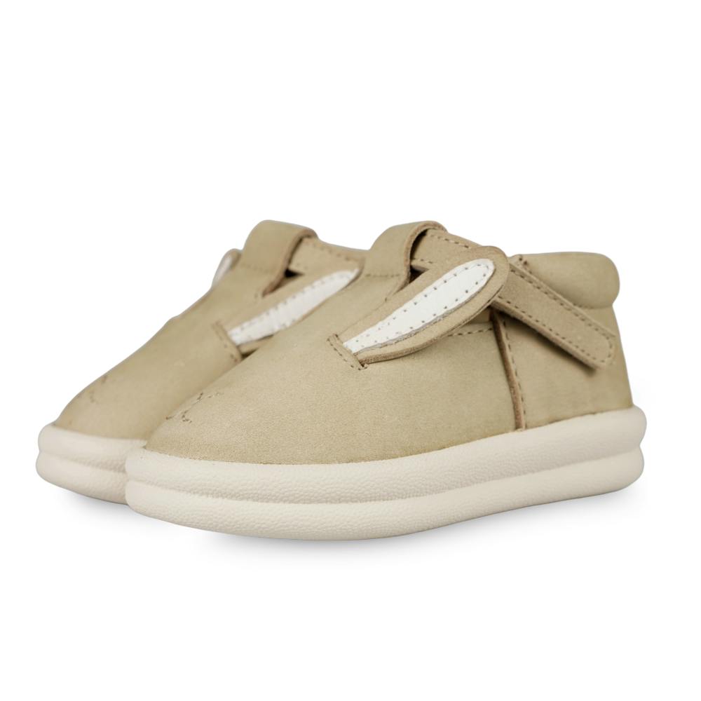 Zazo Classic Shoes | Bunny | Taupe Nubuck