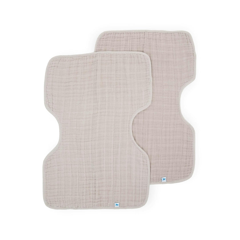 Cotton Muslin Burp Cloth 2 Pack - Porpoise