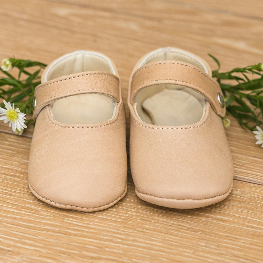 Little Royals Leather Booties Matilde - Beige