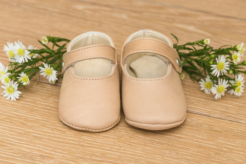Little Royals Leather Booties Matilde - Beige