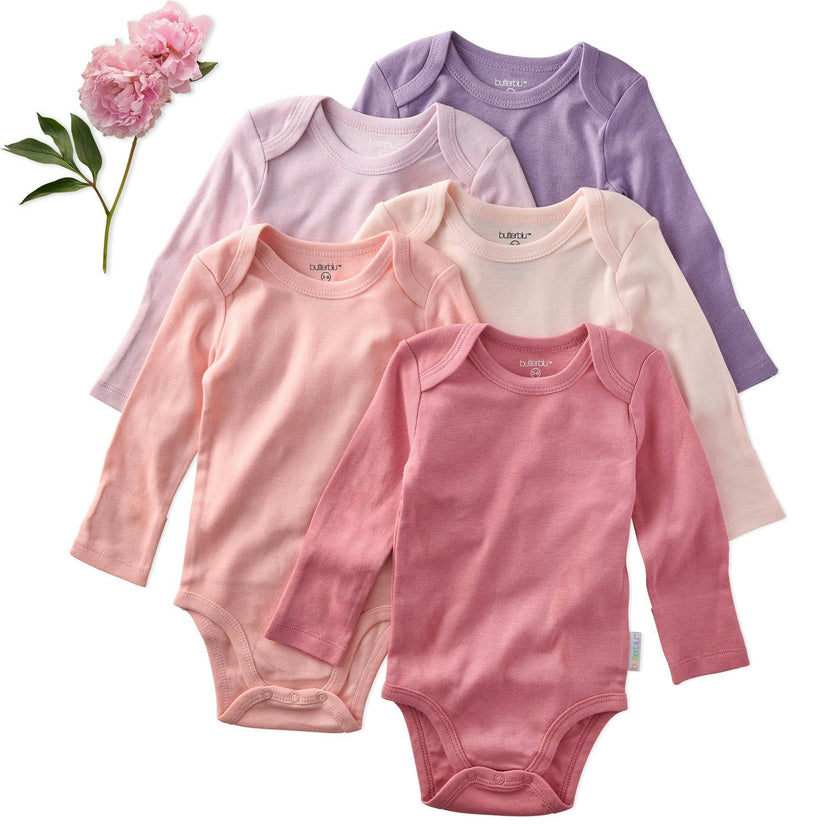 BLAKE 5-Pack Long Sleeve Bodysuits