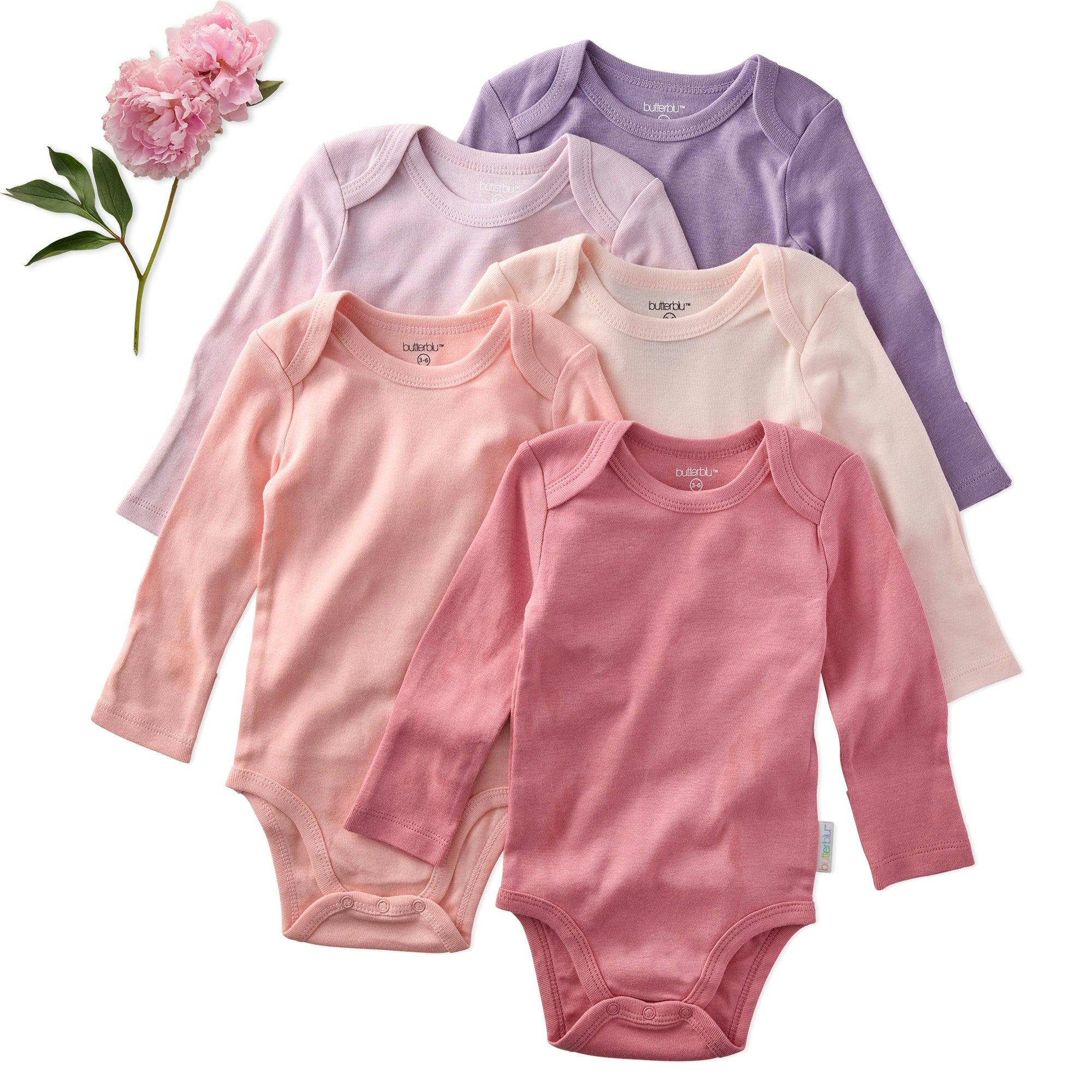 BLAKE 5-Pack Long Sleeve Bodysuits