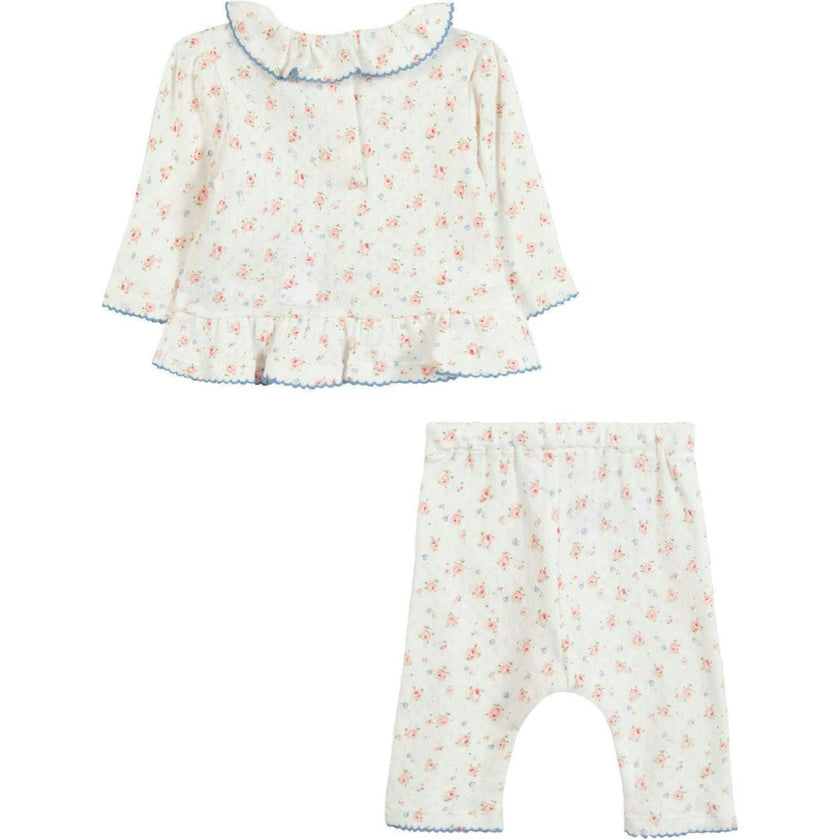 TARTINE ET CHOCOLAT Tiny Flowers Baby Set