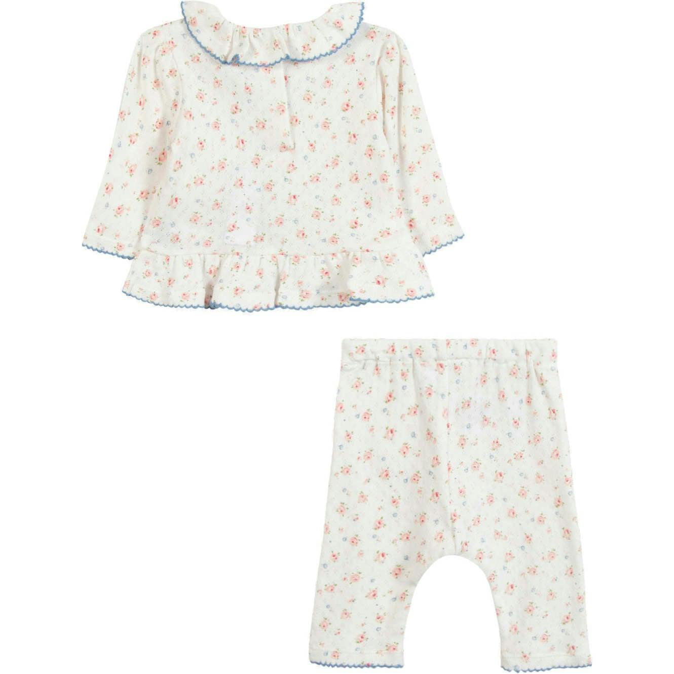 TARTINE ET CHOCOLAT Tiny Flowers Baby Set