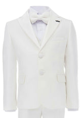 Cream 5pc Peak Lapel Tuxedo