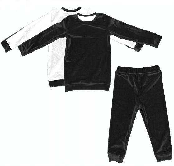 Velour Color Block Set