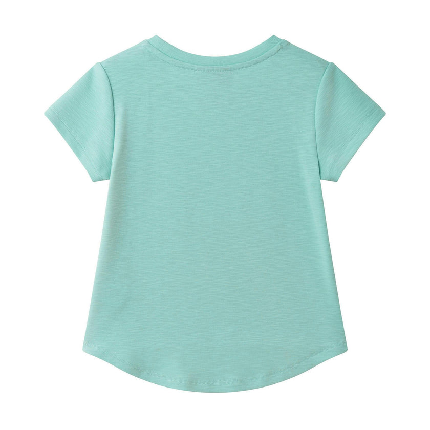 Girls Emroidered Tee | Sparkle Bloom