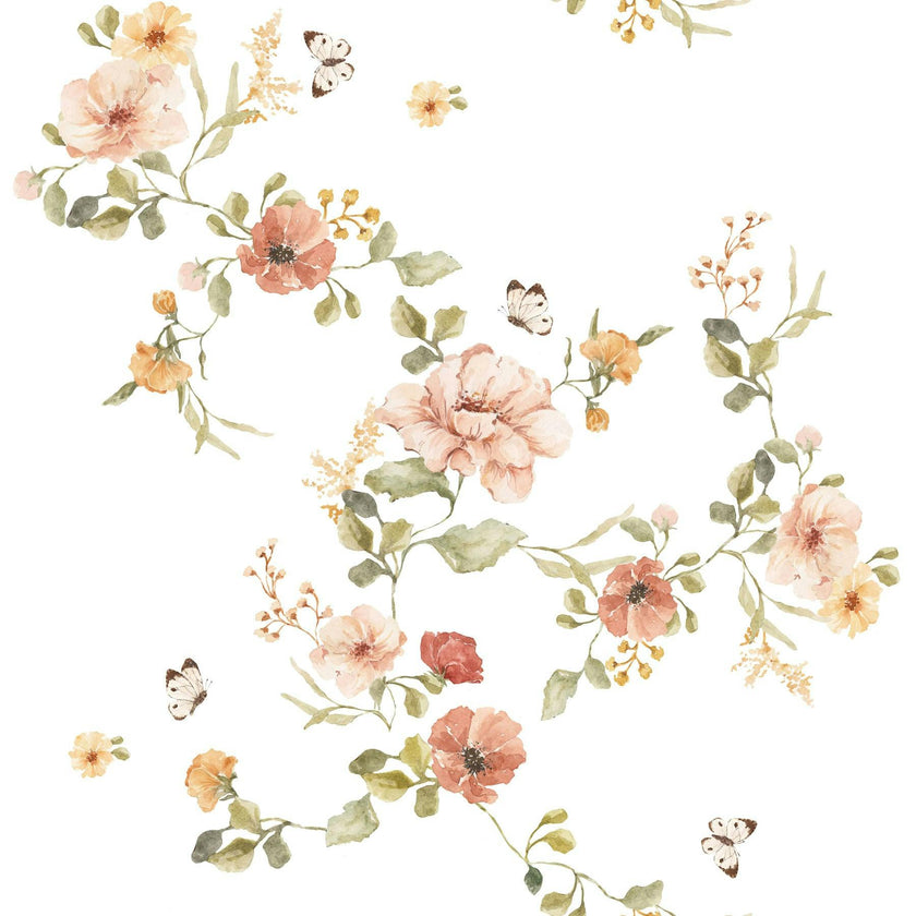 Floral Vintage Wallpaper