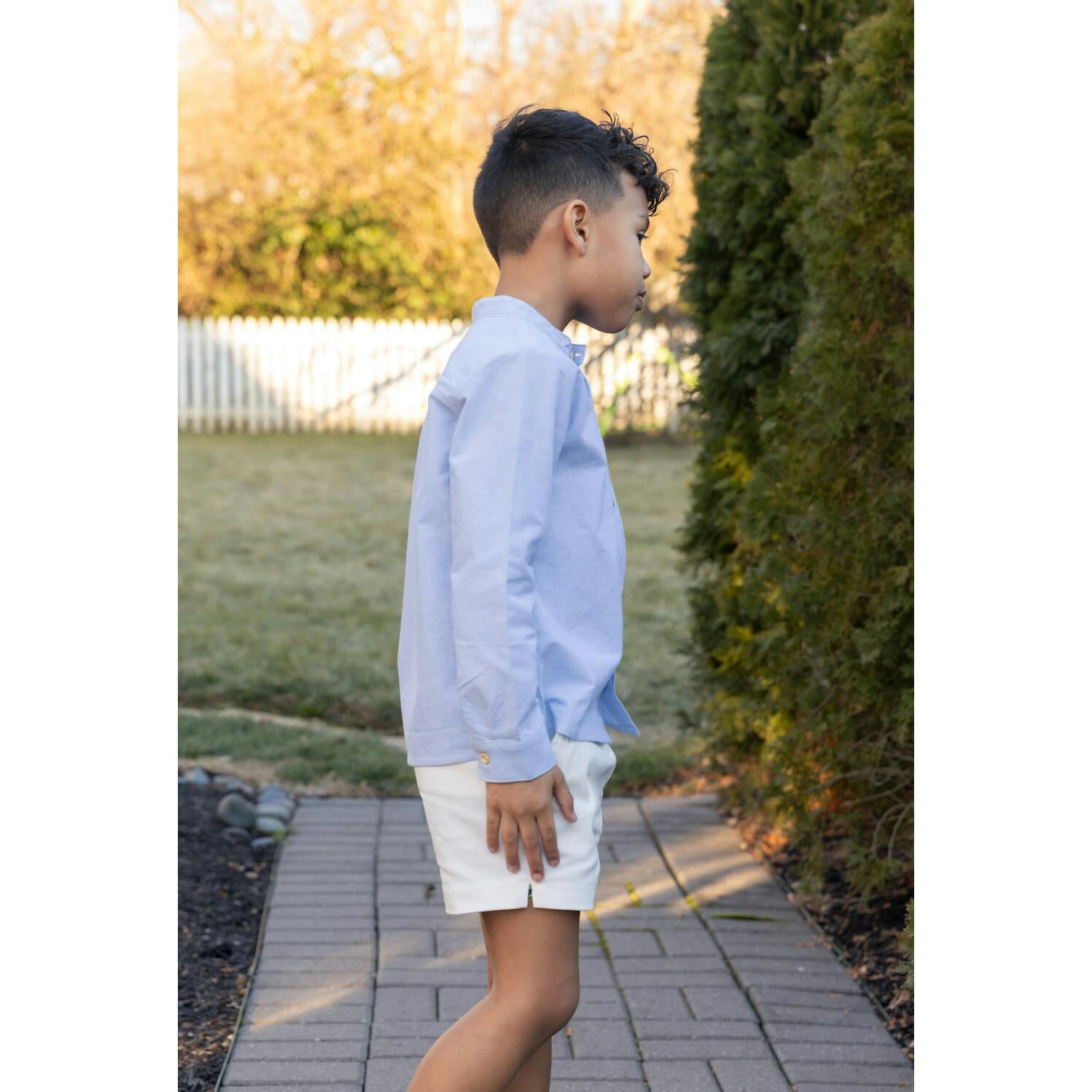 Arthur Long Sleeve Shirt - Dusty Blue