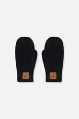 Knit Mittens Black