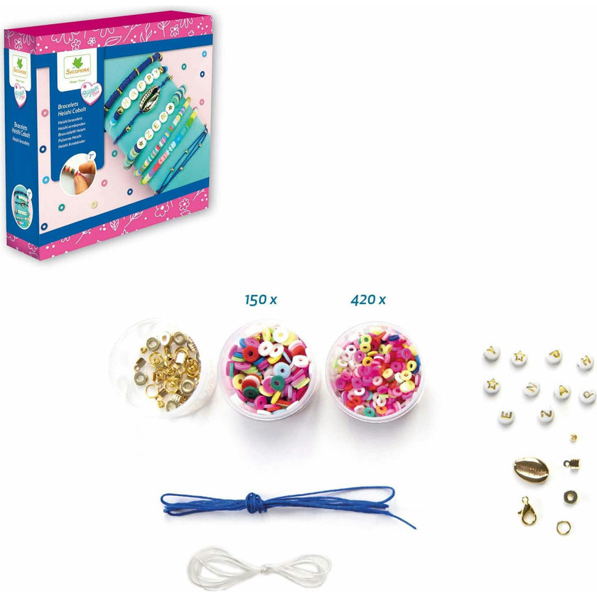 Bijoux Box - Heishi Beads Bracelets - Cobalt - 7y+