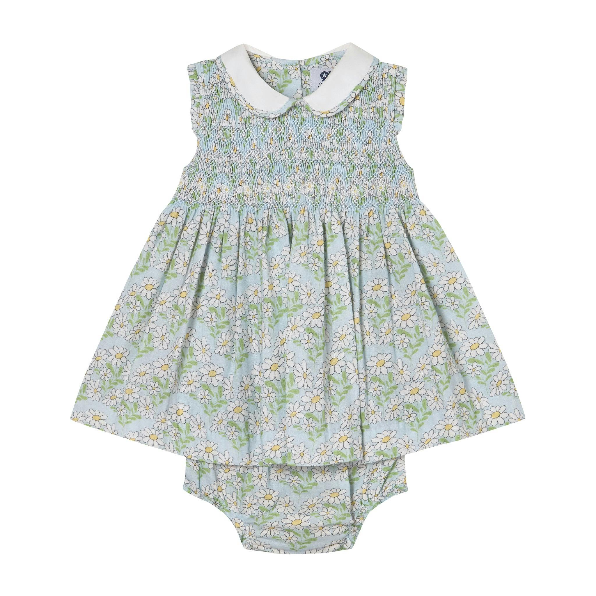 Hand-Smocked Baby Dress - Calista