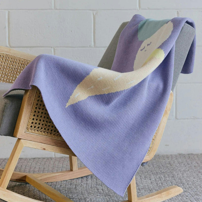 Ice Cream Knit Mini Blanket
