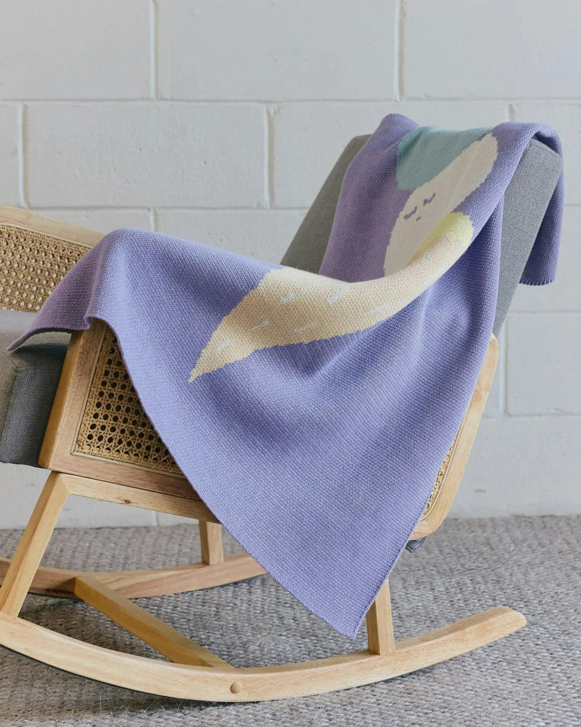 Ice Cream Knit Mini Blanket