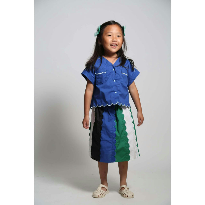 LAUREL SCALLOPED SUMMER SKIRT