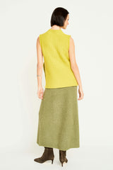 Aspen Sweater Vest in Lemongrass