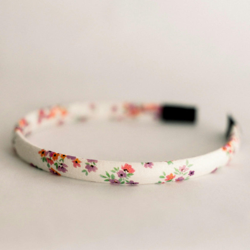 Petite Petals Headband-Periwinkle Meadow