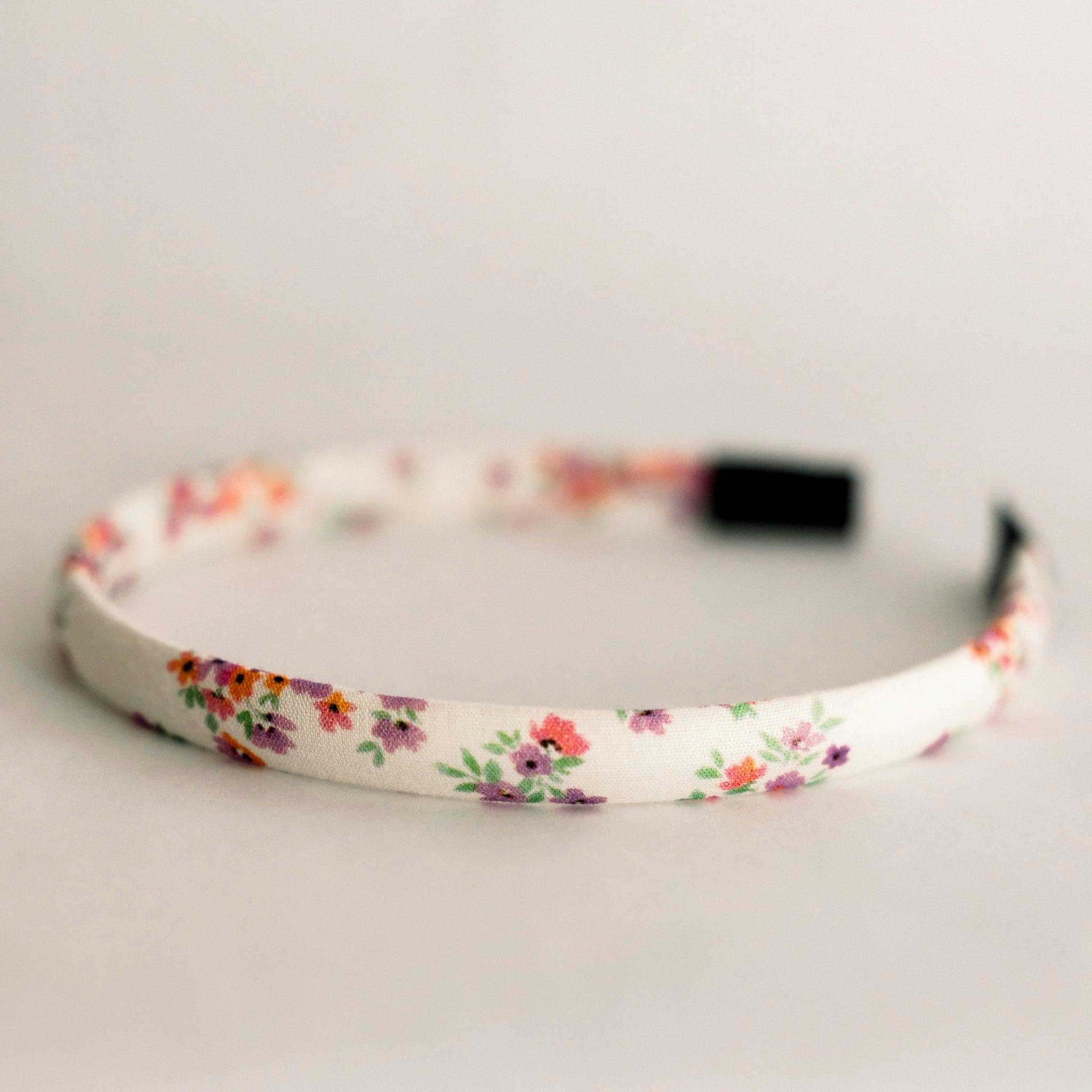 Petite Petals Headband-Periwinkle Meadow