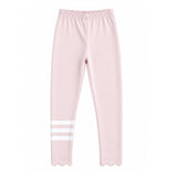 Striped Scalloped Legging