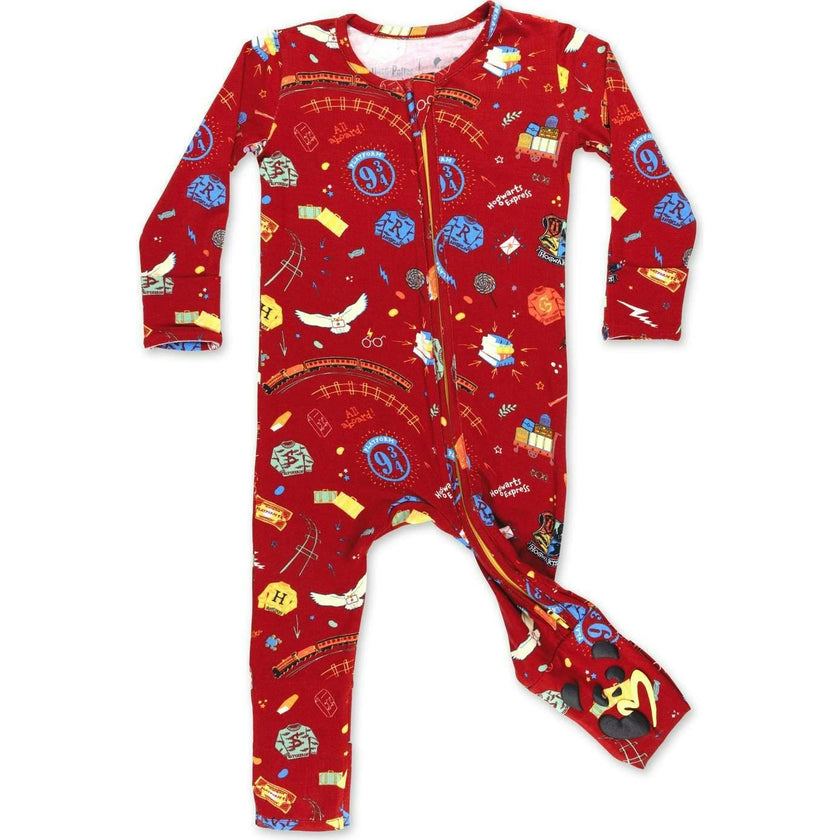 Hogwarts Express Bamboo Convertible Footie