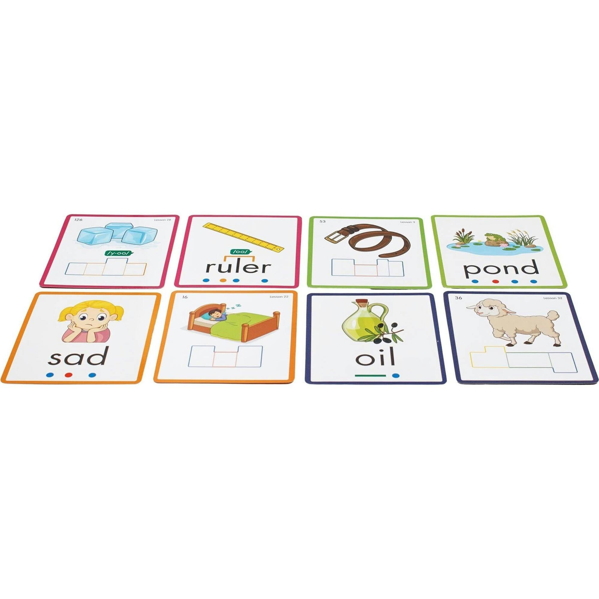 Rainbow Phonics - Decodable Words - 160 Word Cards