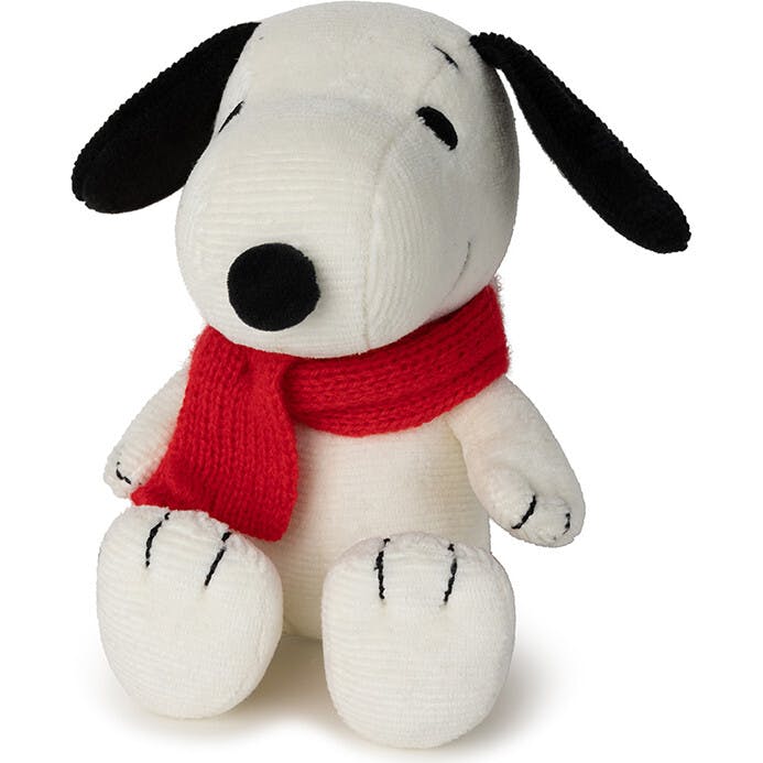 PEANUTS SNOOPY Sitting WITH SCARF 7