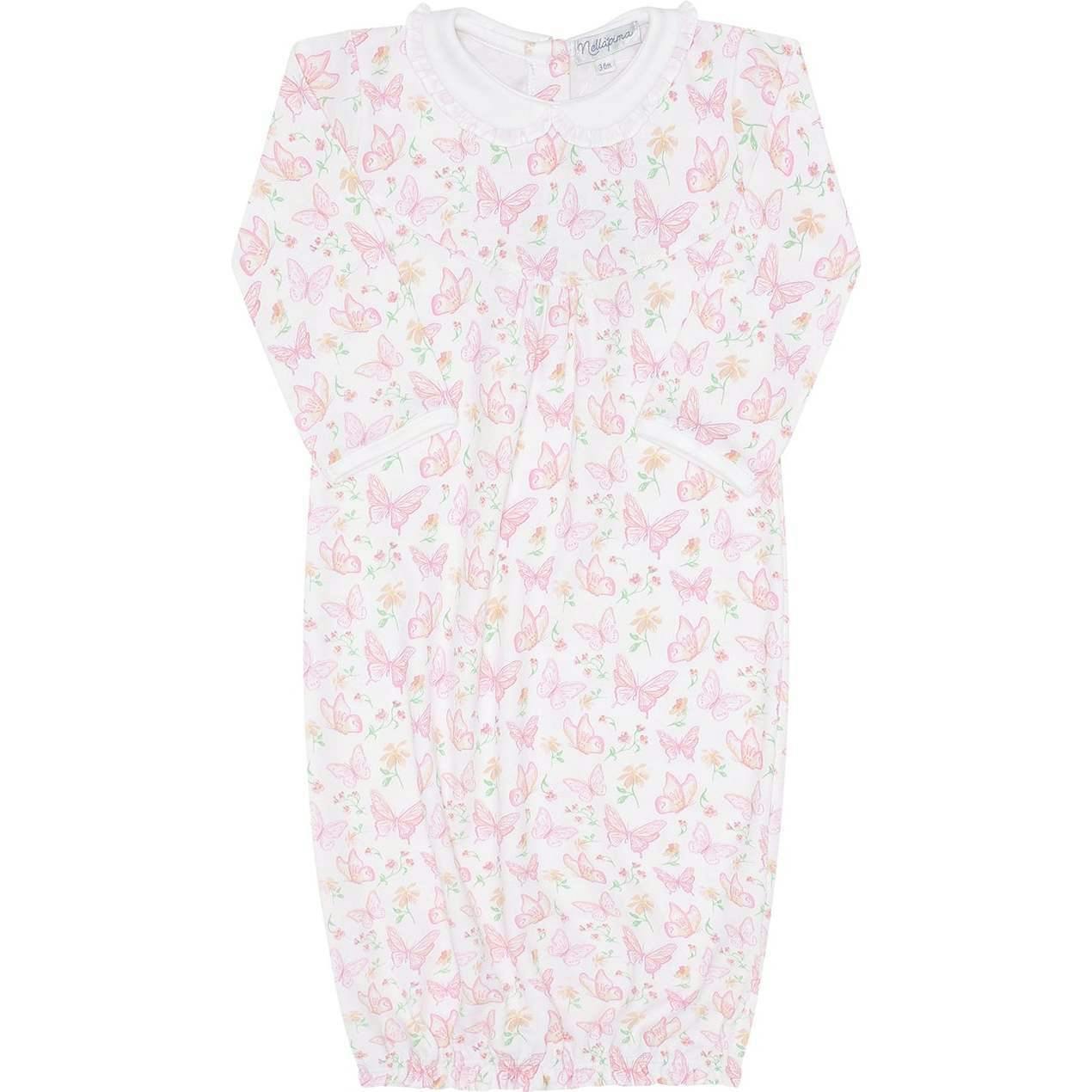 Butterflies Print Gown