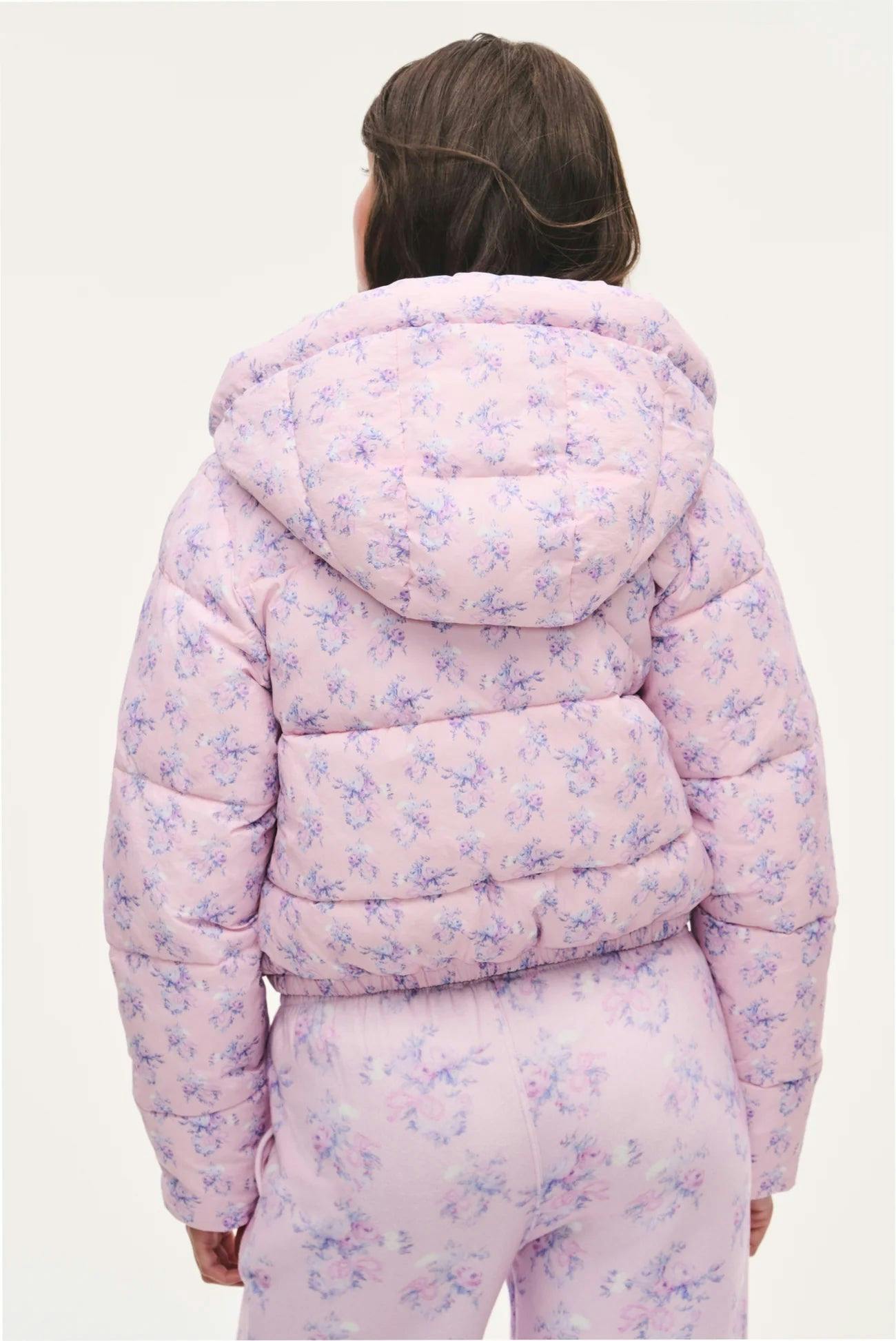 Moore Tween Jacket, Iced Mauve Floral
