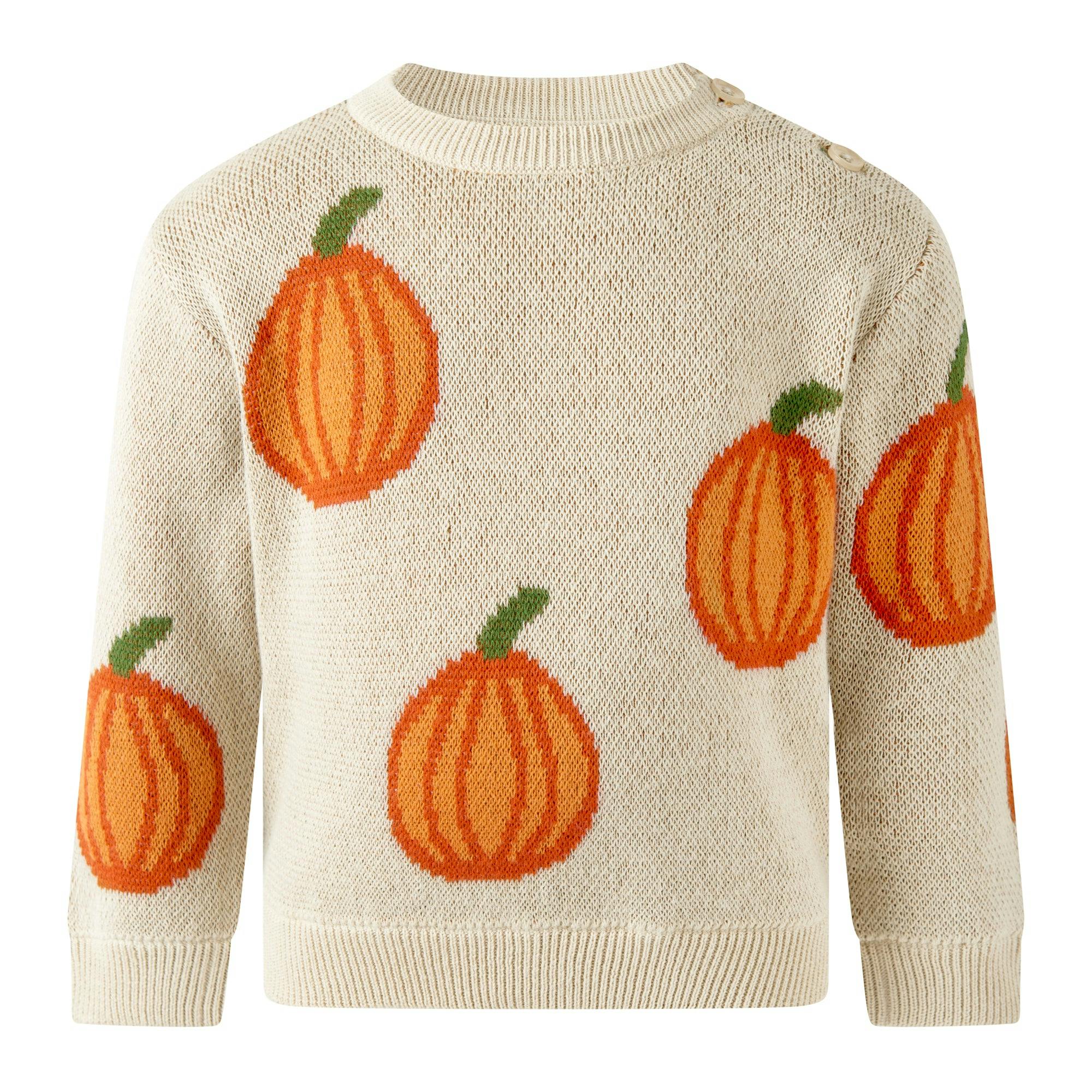 Pumpkin Knit Sweater and Leggings Set