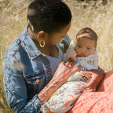 Sandcastle Organic Cotton Muslin Swaddle Blanket