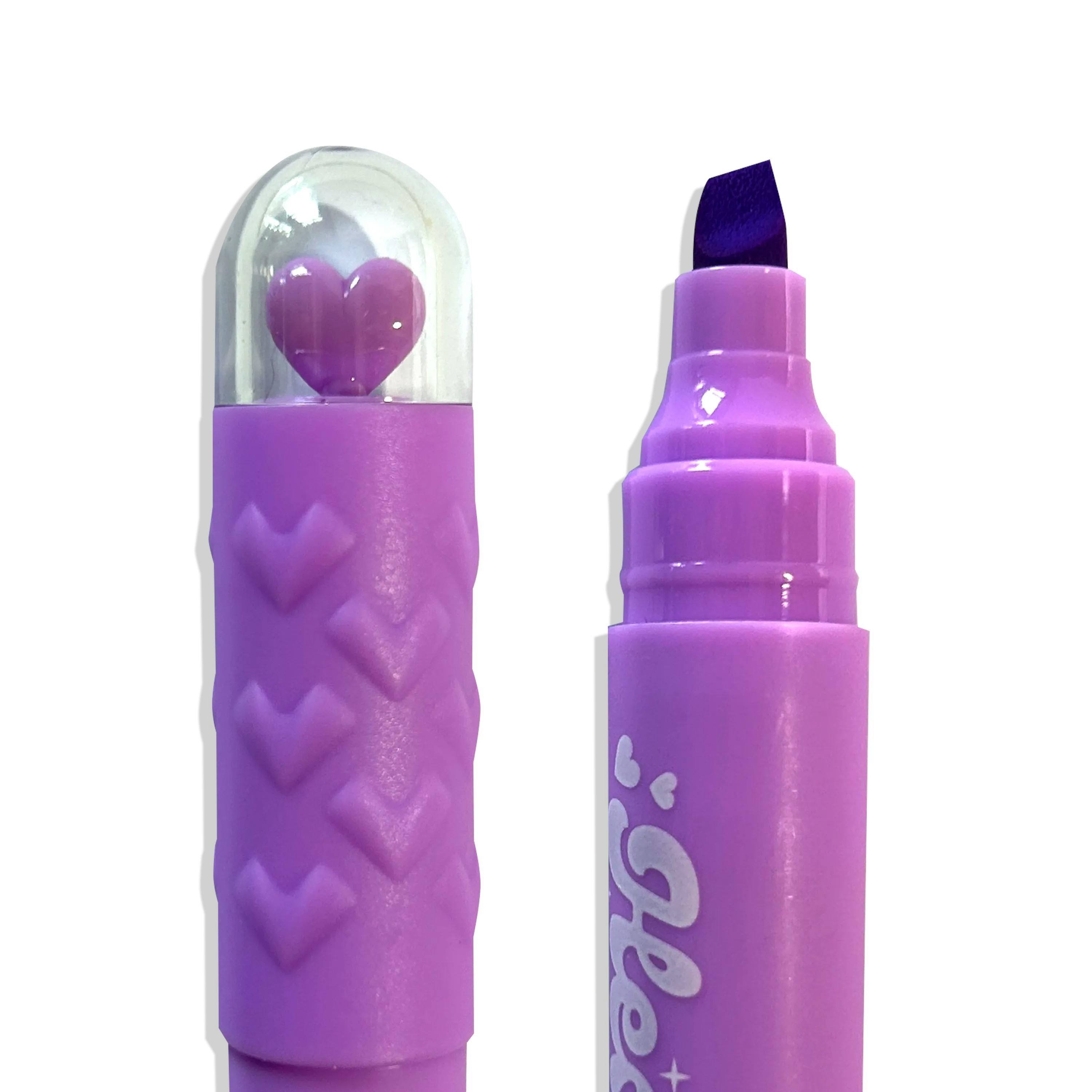 Heart Pops Neon Highlighters - Set of 6