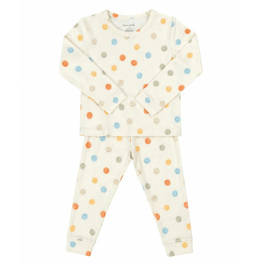 Toddler Pajama Set in Smiley Days