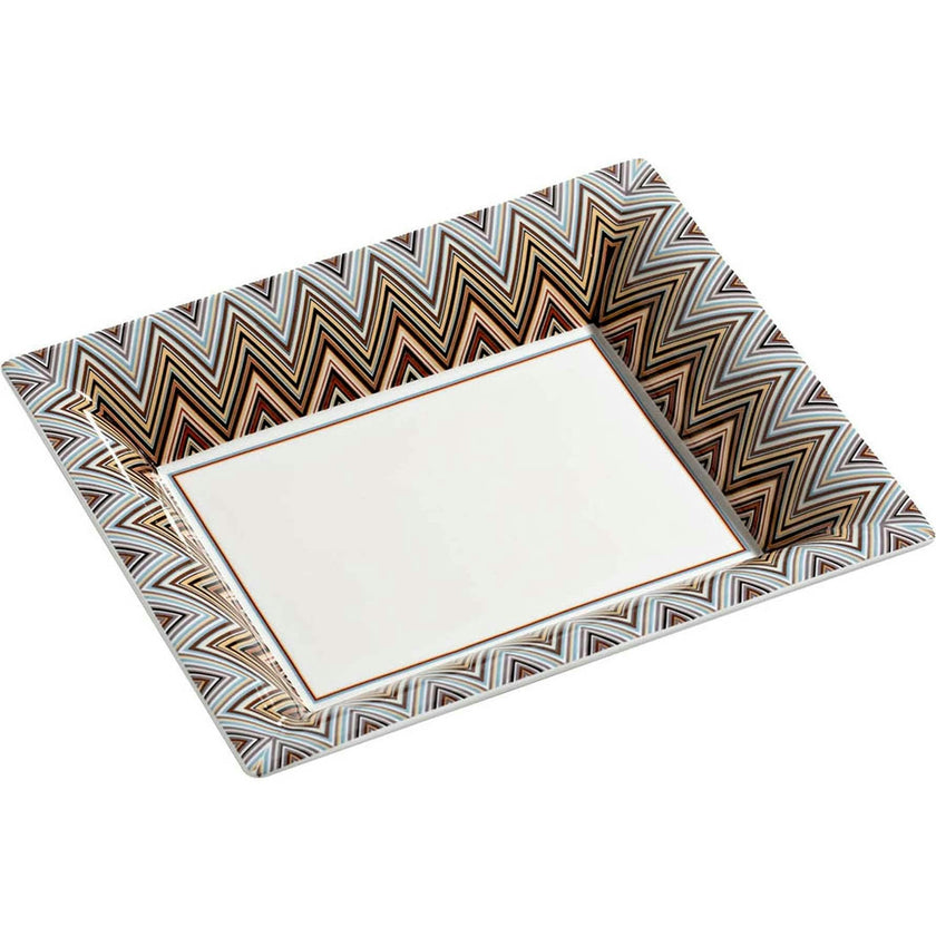 Tray Zig Zag Rectangular Large In Luxury Box Jarris 148 8.5" X 6.75"