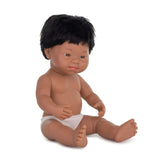 Hispanic Baby Boy Doll with Down Syndrome - 15''