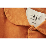 Organic Cotton Velvet Jacket, Raw Sienna