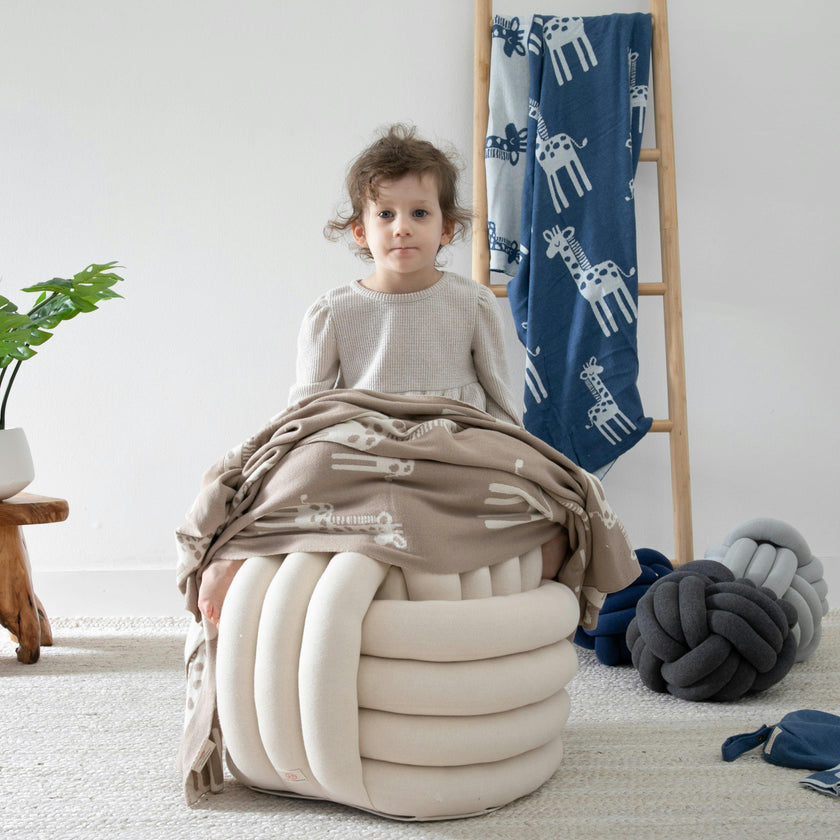 Reversible Baby Blanket Set