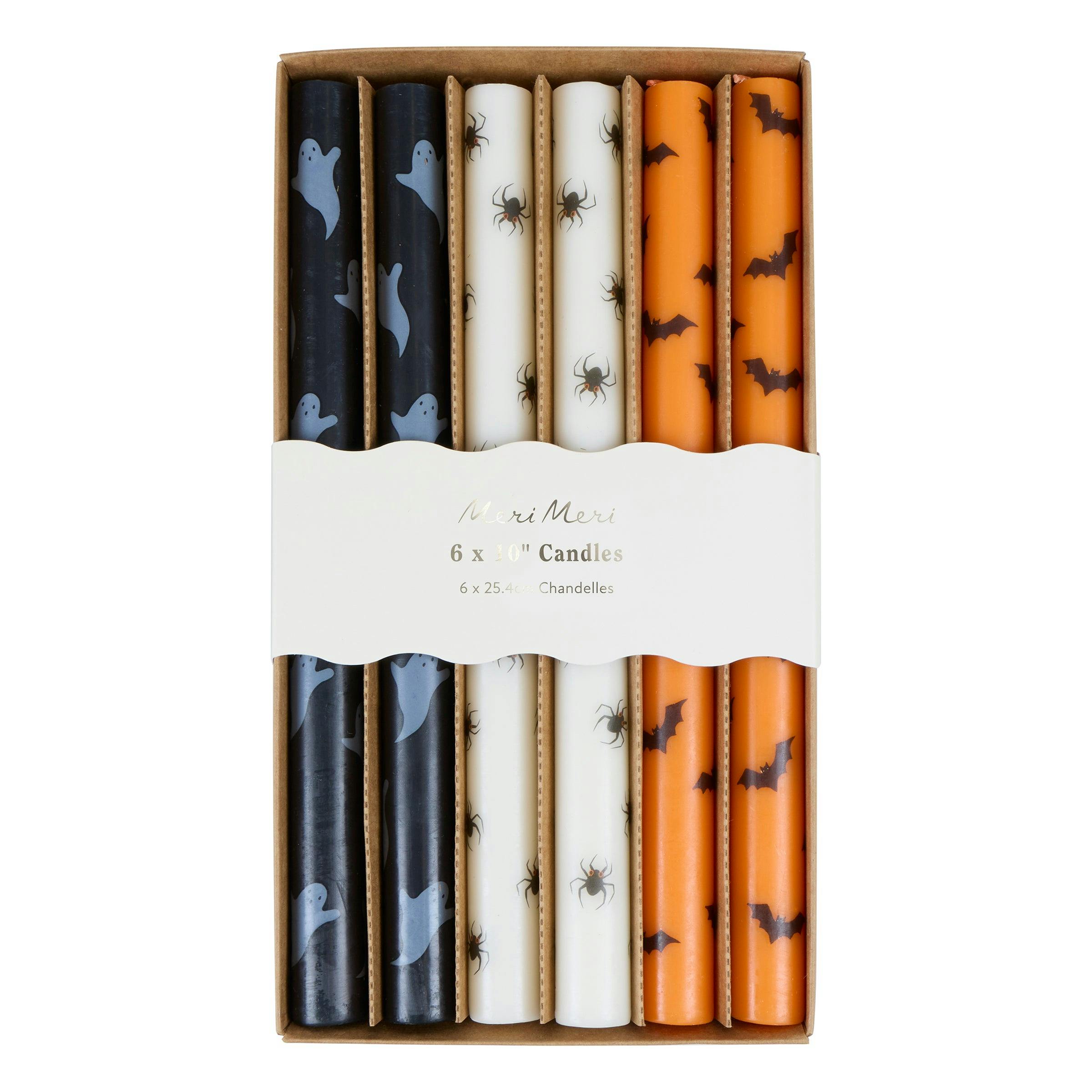 Mixed Halloween Icons Table Candles