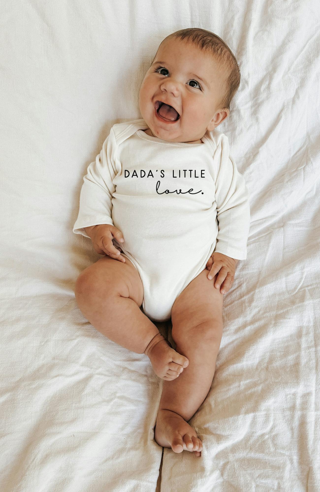 Dada's Little Love Organic Bodysuit Long Sleeve
