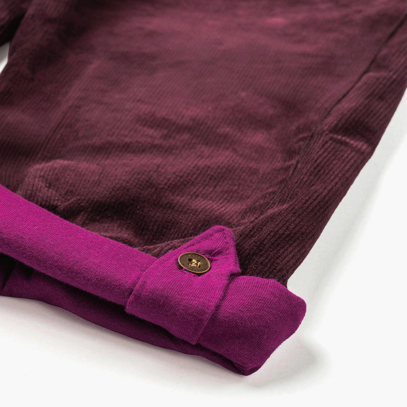 Elderberry Corduroy Overalls