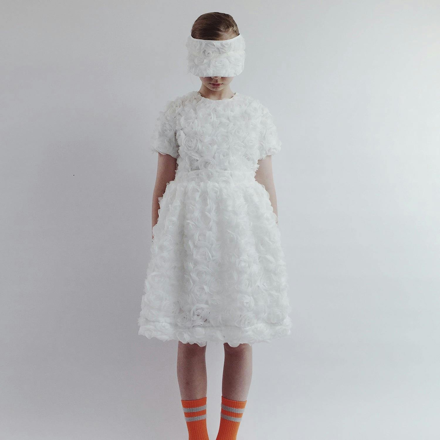 CAROLINE BOSMANS Rose Appliqué Blouse