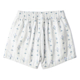 Organic Smocked Top & Shorts Set - Blue Vines