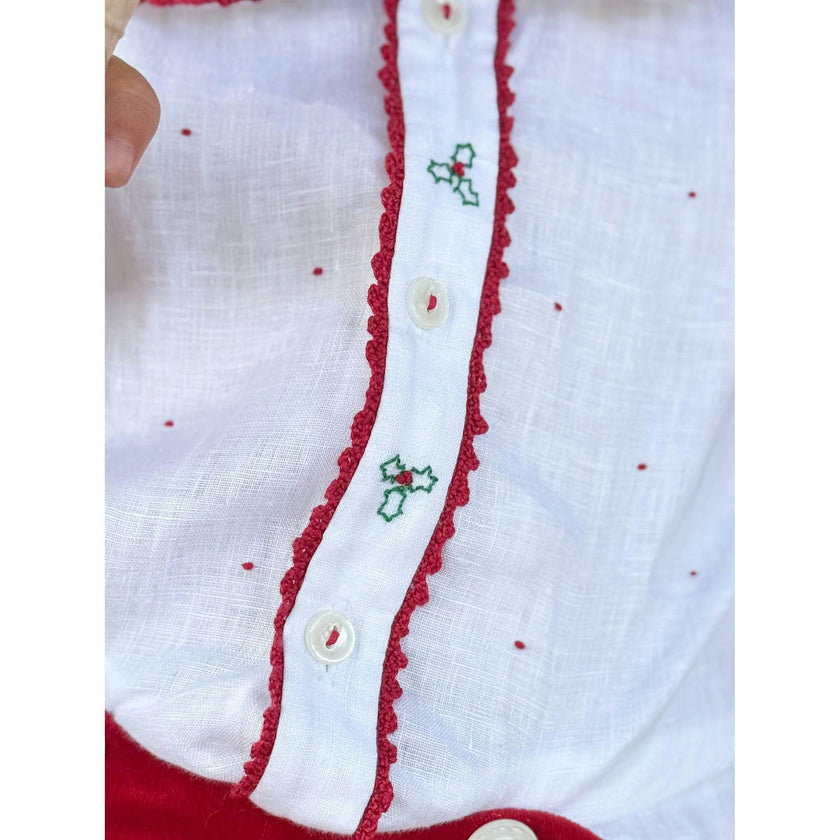 Holly Button On