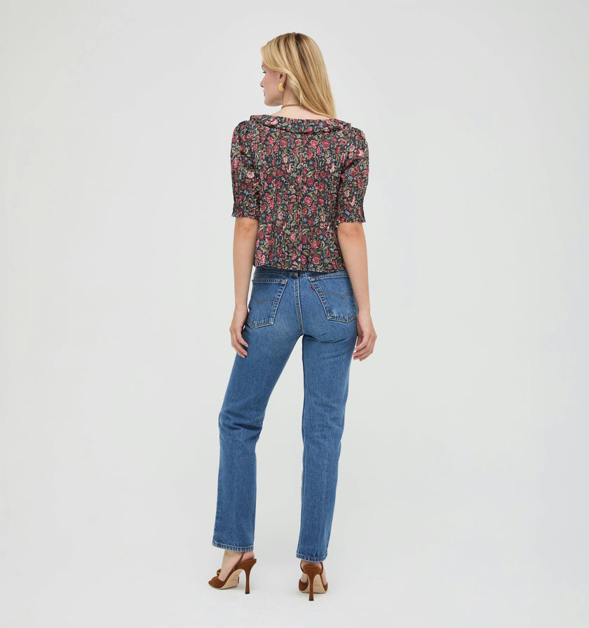 The Camri Top -  Jacobean Sprig