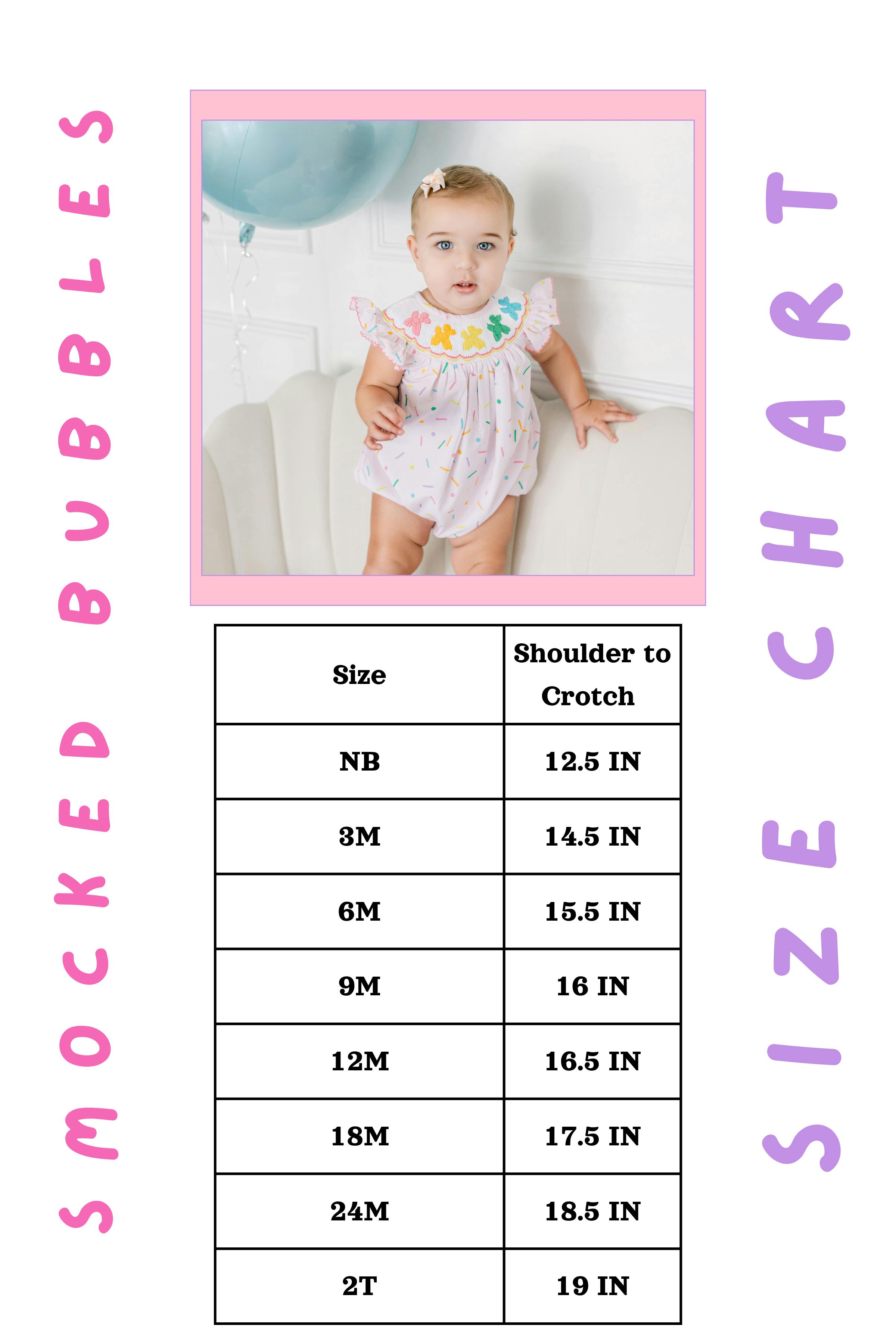 Lucy Butterfly Smocked Bubble